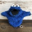 画像2: Vintage Knickerbocker Sesame Street Cookie Monster Hand Puppet Doll (S631) (2)