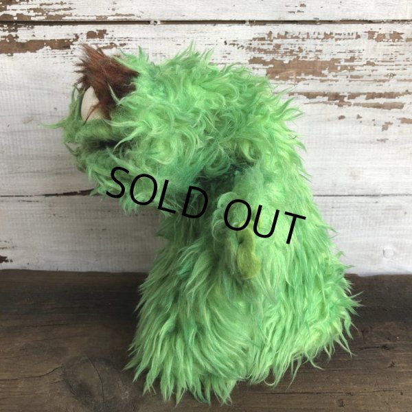 画像3: Vintage Knickerbocker Sesame Street Oscar Hand Puppet Doll (S632) (3)