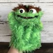 画像1: Vintage Knickerbocker Sesame Street Oscar Hand Puppet Doll (S632) (1)