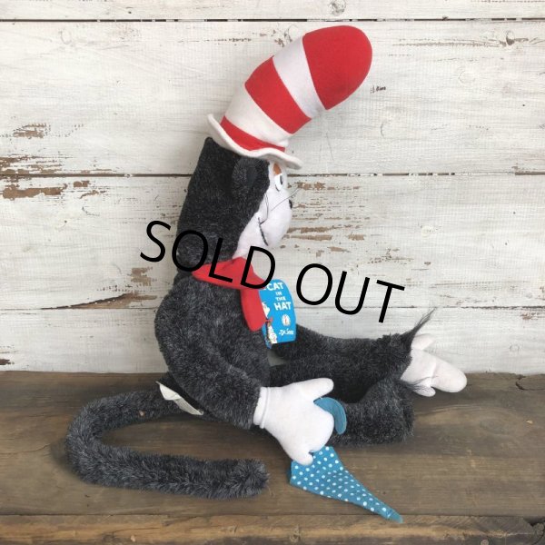 画像2: 80s Vintage Dr. Suess Cat in the Hat Plush Doll (S640) (2)