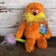 画像1: 80s Vintage Dr. Seuss The Lorax Plush Doll (S641) (1)