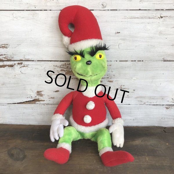 画像1: 80s Vintage Dr. Suess The Grinch Plush Doll (S639) (1)