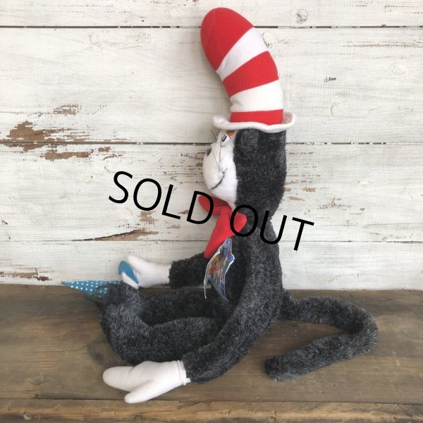 画像3: 80s Vintage Dr. Suess Cat in the Hat Plush Doll (S640) (3)