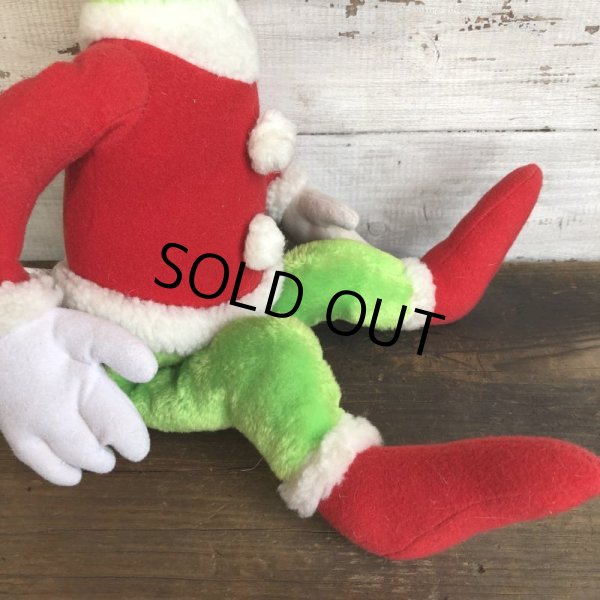 画像6: 80s Vintage Dr. Suess The Grinch Plush Doll (S639) (6)