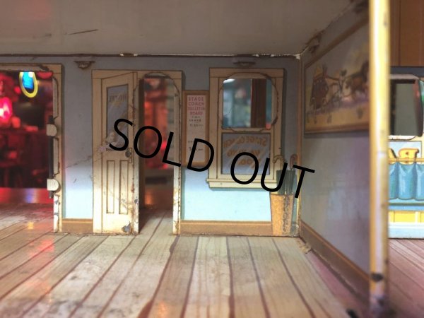 画像14: 1950's Marx Dodge City Western Town Play House (S646) (14)