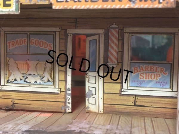 画像7: 1950's Marx Dodge City Western Town Play House (S646) (7)