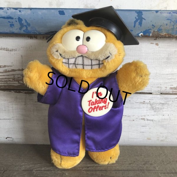 画像1: Vintage Dakin Garfield Plush Doll (S646) (1)