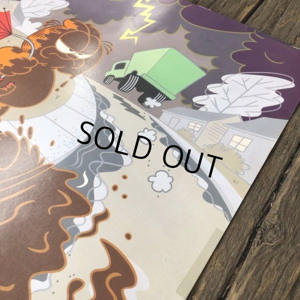 画像2: Vintage Garfield Poster Jumbo Card (S659) (2)