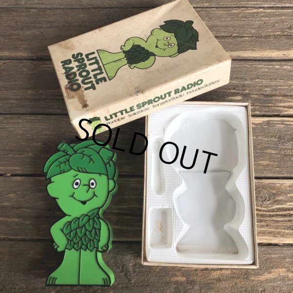 画像2: 80s Vintage Little Green Sprout RADIO (S681) (2)