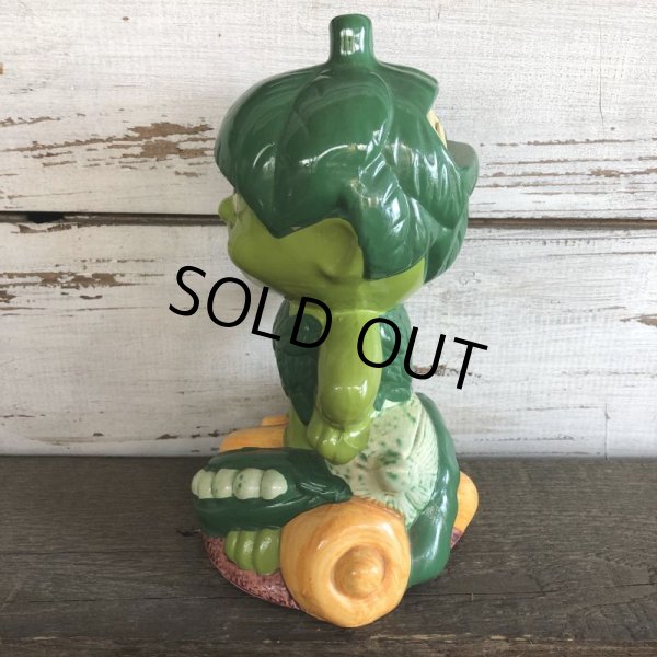 画像4: 80s Vintage Little Green Sprout Musical Bank (S678) (4)