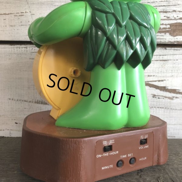画像7: 80s Vintage Little Green Sprout Talking Alarm Clock (S680) (7)