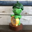 画像2: 80s Vintage Little Green Sprout Talking Alarm Clock (S680) (2)