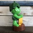 画像4: 80s Vintage Little Green Sprout Talking Alarm Clock (S680) (4)