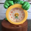 画像6: 80s Vintage Little Green Sprout Talking Alarm Clock (S680) (6)