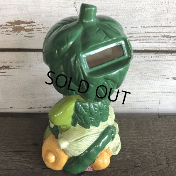 画像7: 80s Vintage Little Green Sprout Musical Bank (S677) (7)