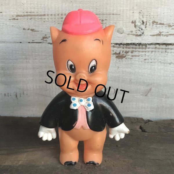 画像1: Vintage WB Porky Pig Soft Figure R.Dakin (S704)  (1)