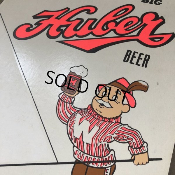 画像2: Vintage Cardboard Sign Huber Beer (S734) (2)