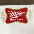 画像3: Vintage Cardboard Sign Miller HIGH LIFE Beer (S732) (3)