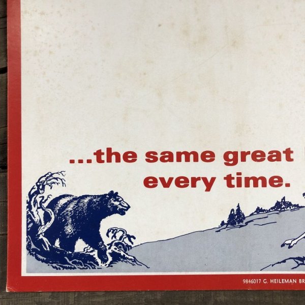 画像3: Vintage Cardboard Sign Schmidt Beer (S733) (3)