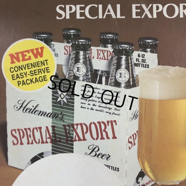 画像2: Vintage Cardboard Sign HEILMAN'S Beer SPECIAL EXPORT (S724) (2)