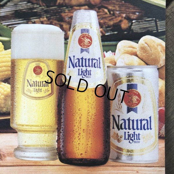 画像4: Vintage Cardboard Sign Natural Light Beer be a Natural chef (S714) (4)