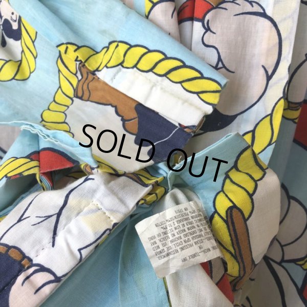 画像2: 80s Vintage Popeye Curtain Set (S736)  (2)