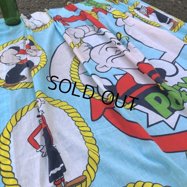画像5: 80s Vintage Popeye Curtain Set (S736)  (5)
