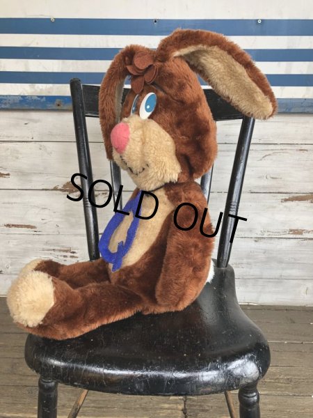 画像3: 80s Vintage RUSS Nestle Quik Plush Bunny Advertising Doll (S736)  (3)