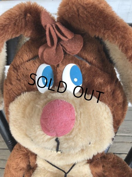 画像7: 80s Vintage RUSS Nestle Quik Plush Bunny Advertising Doll (S736)  (7)