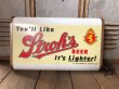 画像3: Vintage Stroh's Beer Double Sided Lighted Sign (S739) (3)