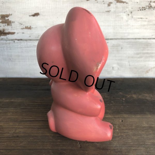画像2: Vintage Psychedelic Pink Elephant Ceramic Bank (S743) (2)