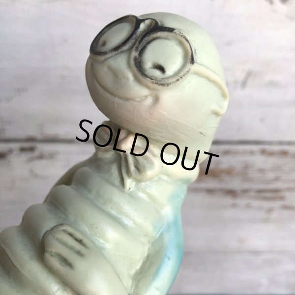 画像8: Vintage Rubber Squeak Bookworm (S745) (8)