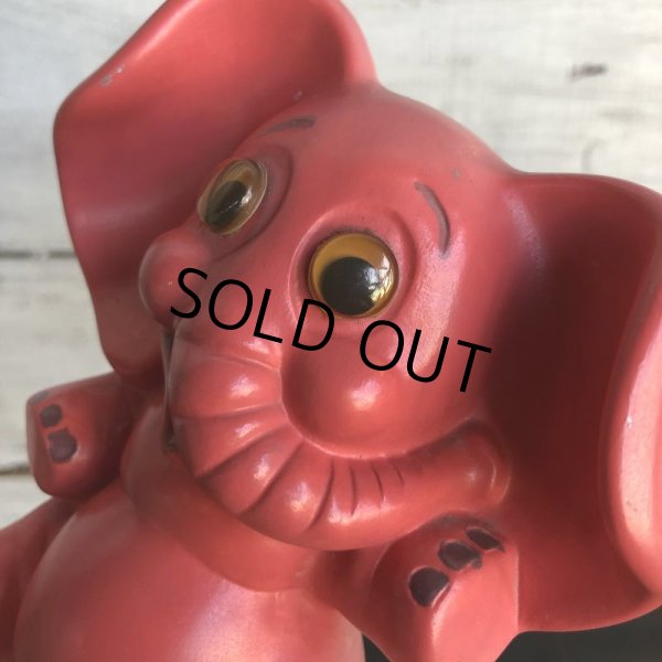 画像7: Vintage Psychedelic Pink Elephant Ceramic Bank (S743) (7)