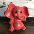 画像1: Vintage Psychedelic Pink Elephant Ceramic Bank (S743) (1)