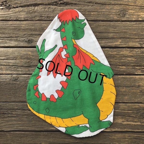 画像3: Vintage DisneyEliot Dragon Fabric Pillow Cushion Panel (S759) (3)