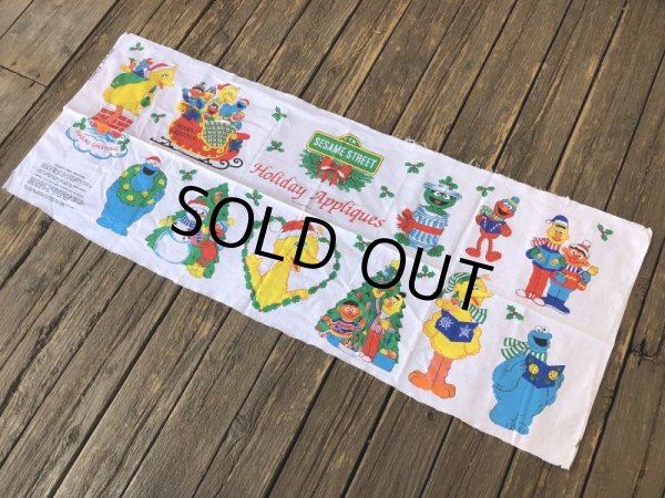 画像2: Vintage sesame Street Ornament Fabric Pillow Cushion Panel (S762) (2)
