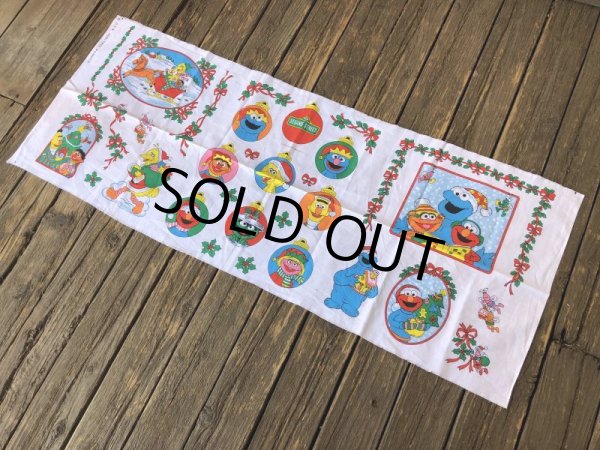 画像3: Vintage sesame Street Ornament Fabric Pillow Cushion Panel (S761) (3)