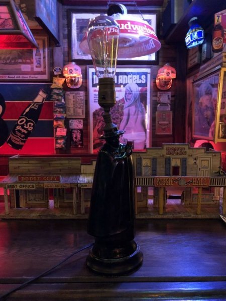 画像3: Vintage Sandeman Liqueur Statue BAR Lamp (S764) (3)