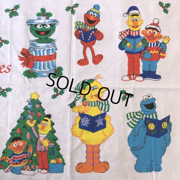 画像5: Vintage sesame Street Ornament Fabric Pillow Cushion Panel (S762) (5)