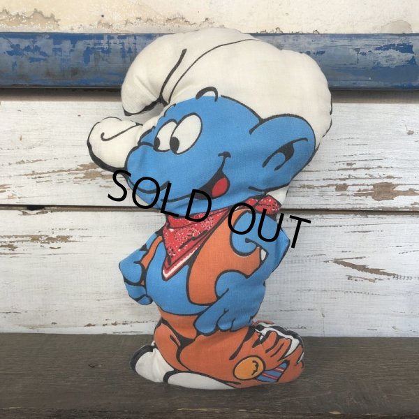 画像2: Vintage Smurf Pillow Doll (S757) (2)