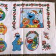 画像6: Vintage sesame Street Ornament Fabric Pillow Cushion Panel (S761) (6)