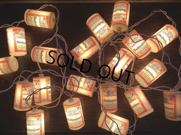 画像1: Vintage Budweiser Patio Lights (S772)  (1)