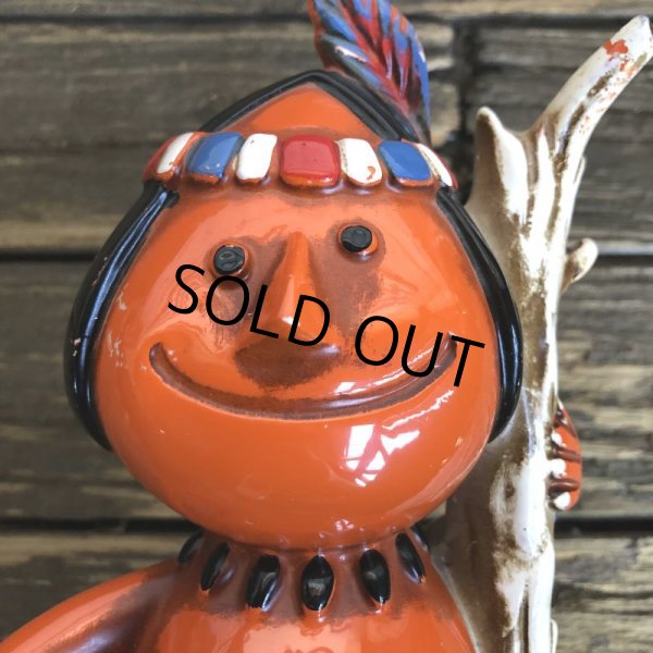 画像8: Vintage Native American Indian Ceramic Bank (S773) (8)