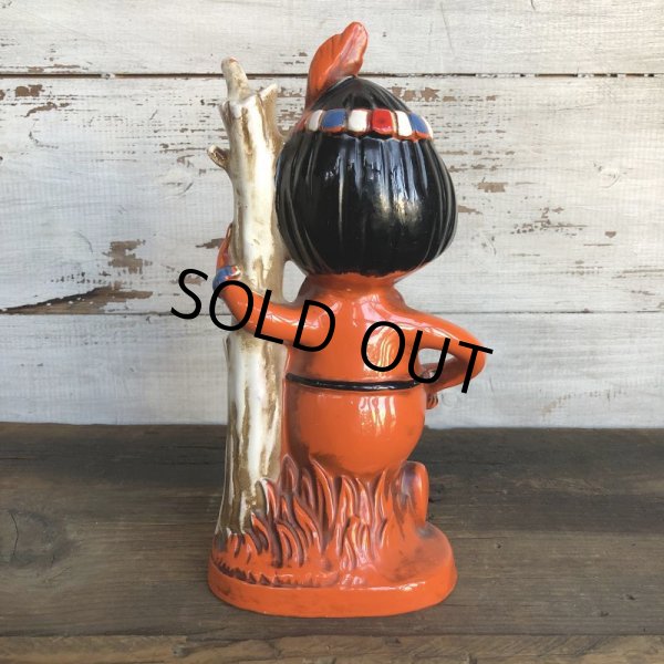 画像3: Vintage Native American Indian Ceramic Bank (S773) (3)