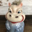 画像9: Vintage Hippo Ceramic Bank (S776) (9)