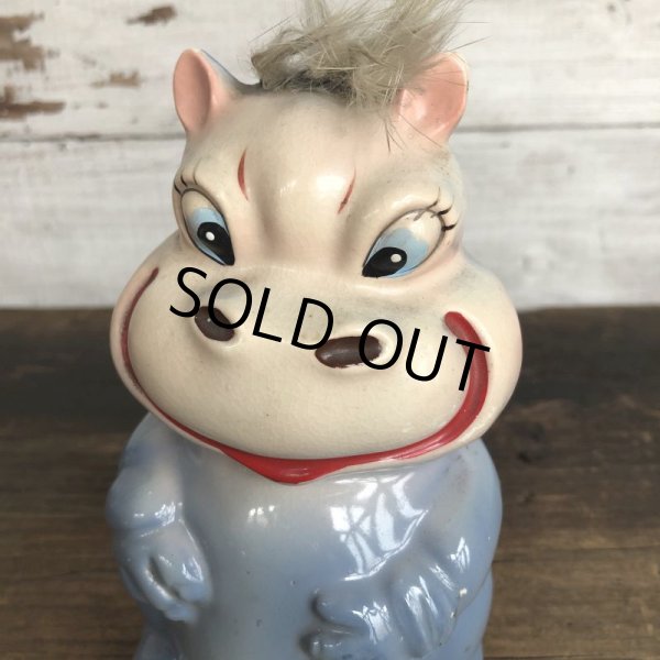 画像9: Vintage Hippo Ceramic Bank (S776) (9)