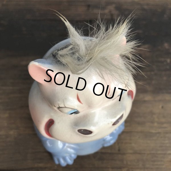 画像5: Vintage Hippo Ceramic Bank (S776) (5)