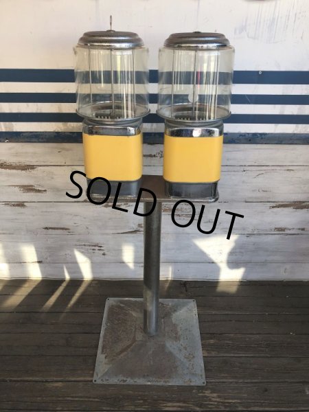 画像7: Vintage Bubble Gum Glass Globe Vending Machine Stand (S778) (7)