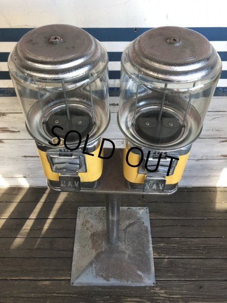 画像4: Vintage Bubble Gum Glass Globe Vending Machine Stand (S778) (4)