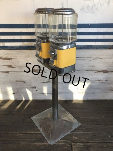 画像8: Vintage Bubble Gum Glass Globe Vending Machine Stand (S778) (8)